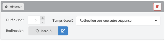 Ajout d'un minuteur
