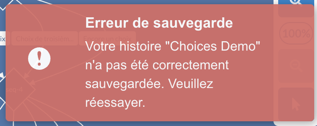 Error de guardado.